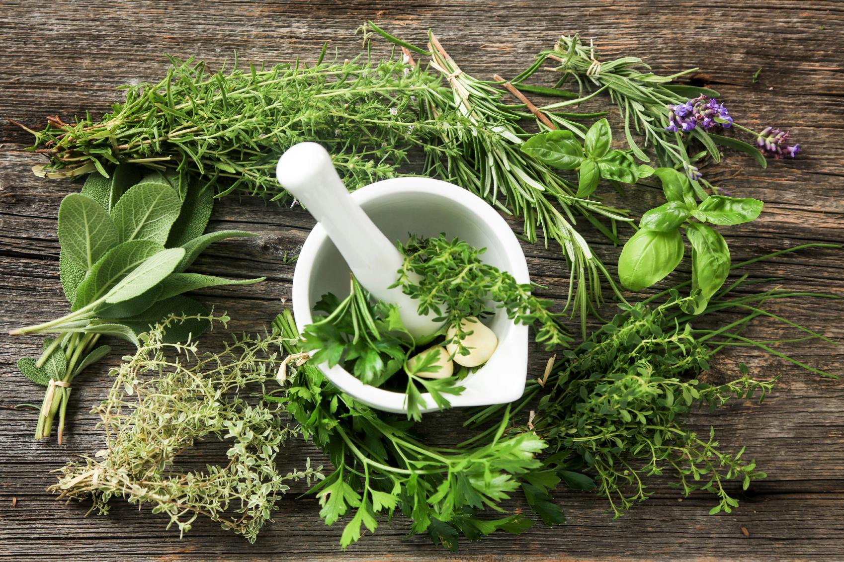 Aromatic plants, detox foods that help digestion ...