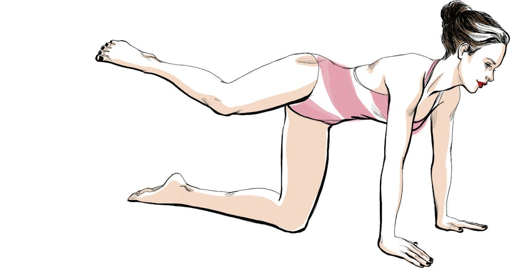 Exercice 2B pour fesses fermes