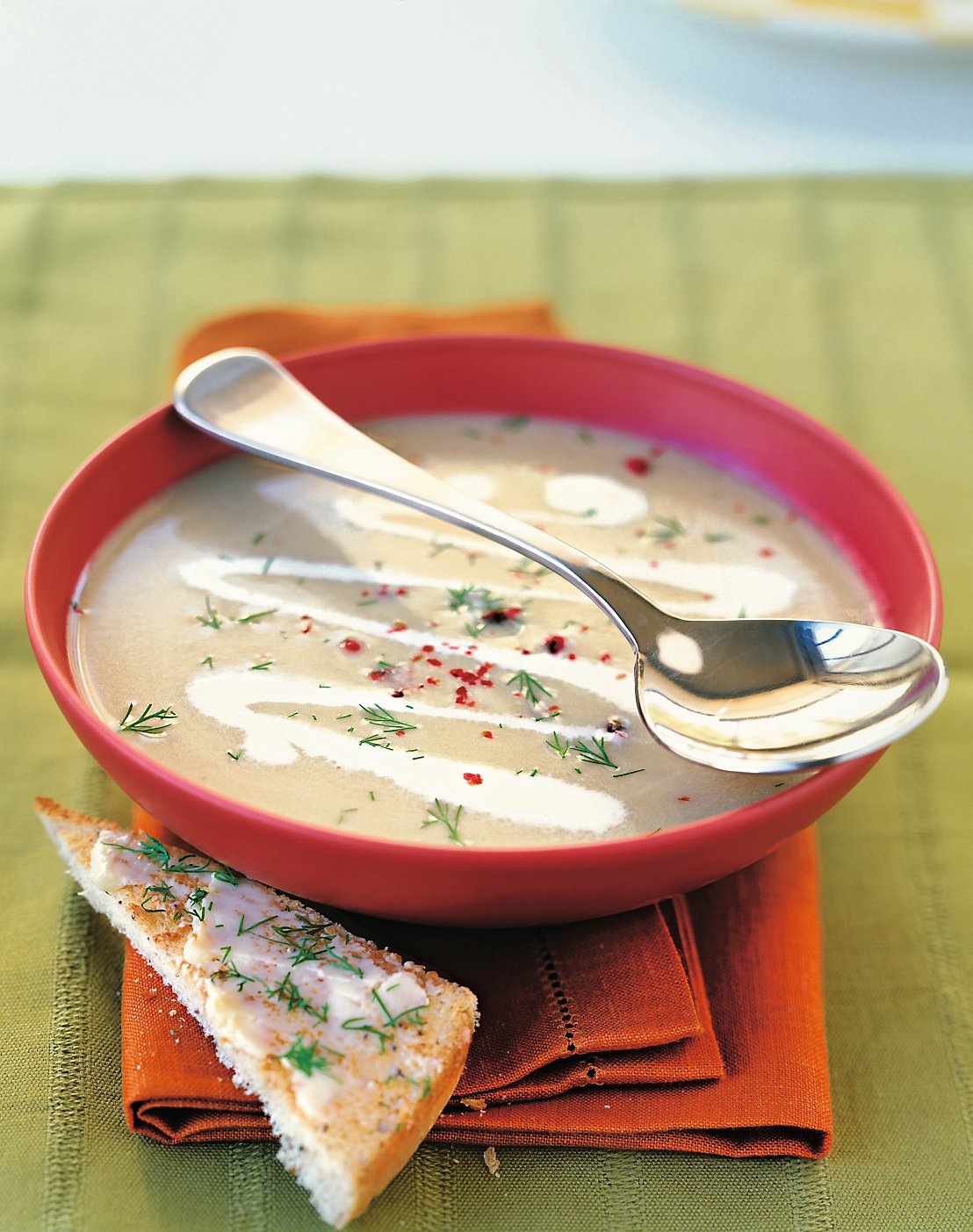 Potage aux champignons