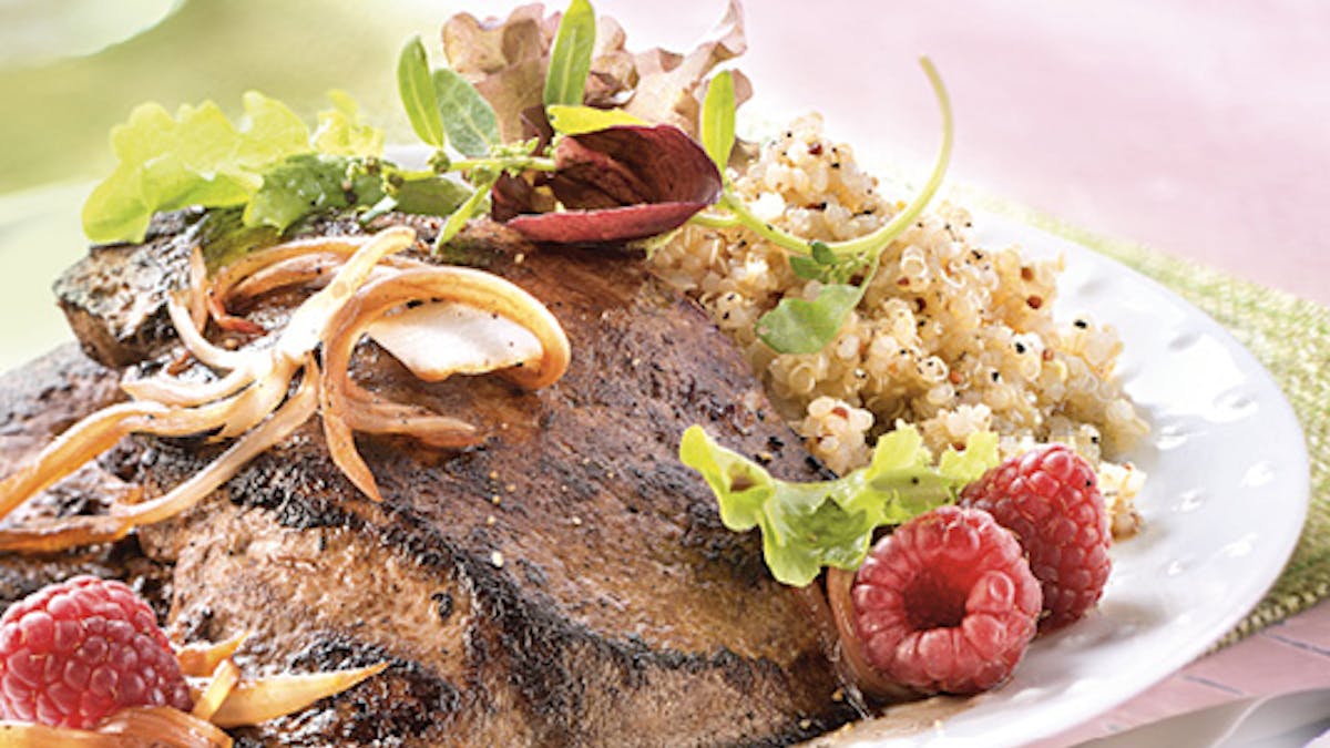 Recette Foie De Veau Au Vinaigre De Framboise Sante Magazine Recette Foie De Veau Au Vinaigre De Framboise Sante Magazine