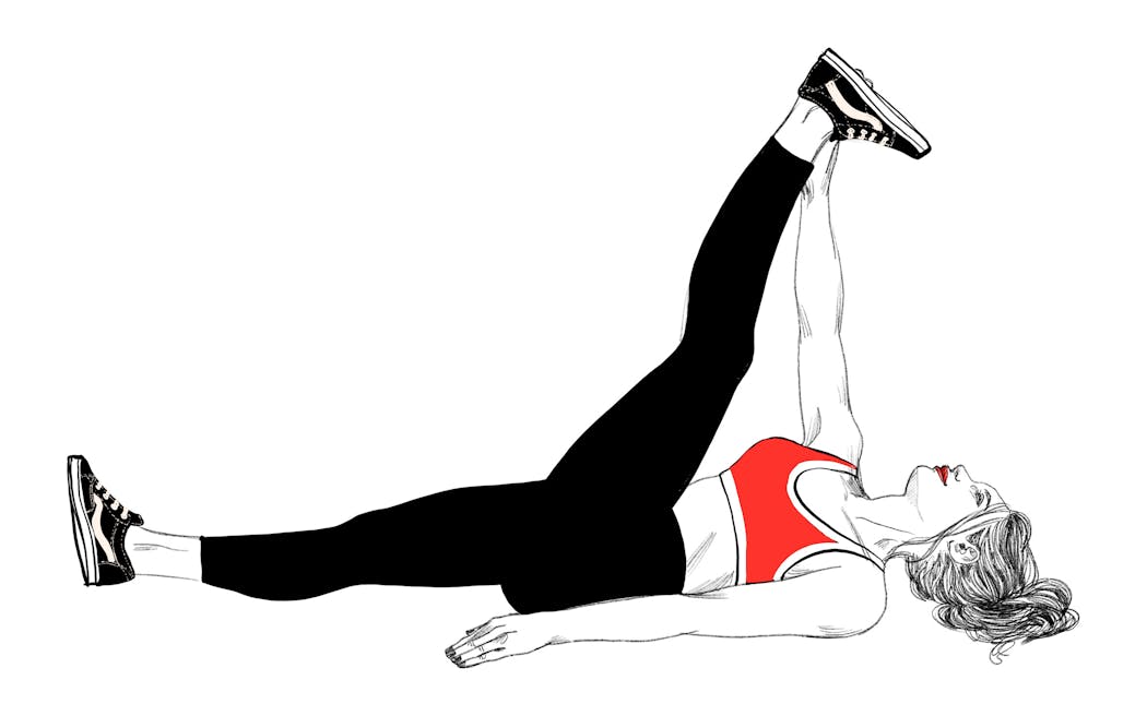 Estiramiento del tendón de la fascia lata