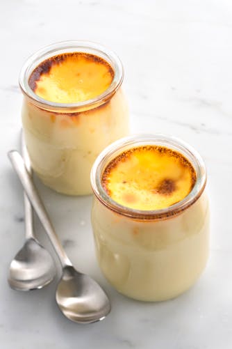 Petits pots de crème au lait d'amande et à la vanille – Une
