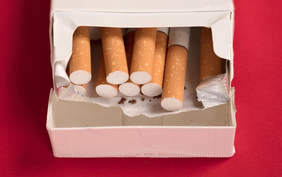 Filtre De Danger De Cancer De Paquet De Cigarette