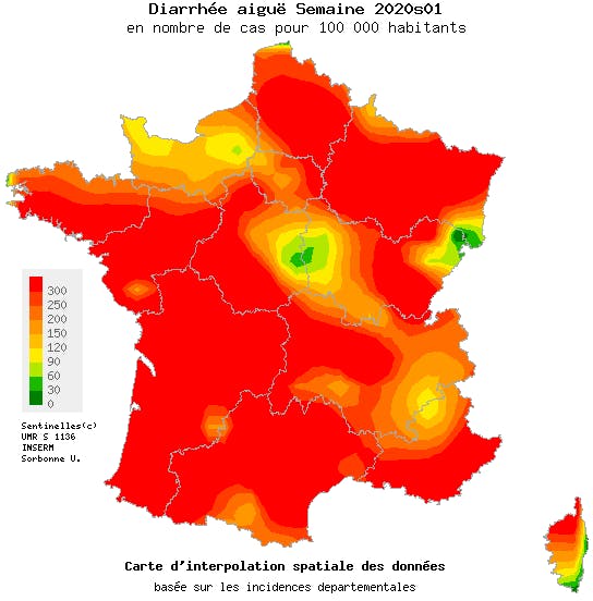 L'épidémie de gastro s'étend à toute la France