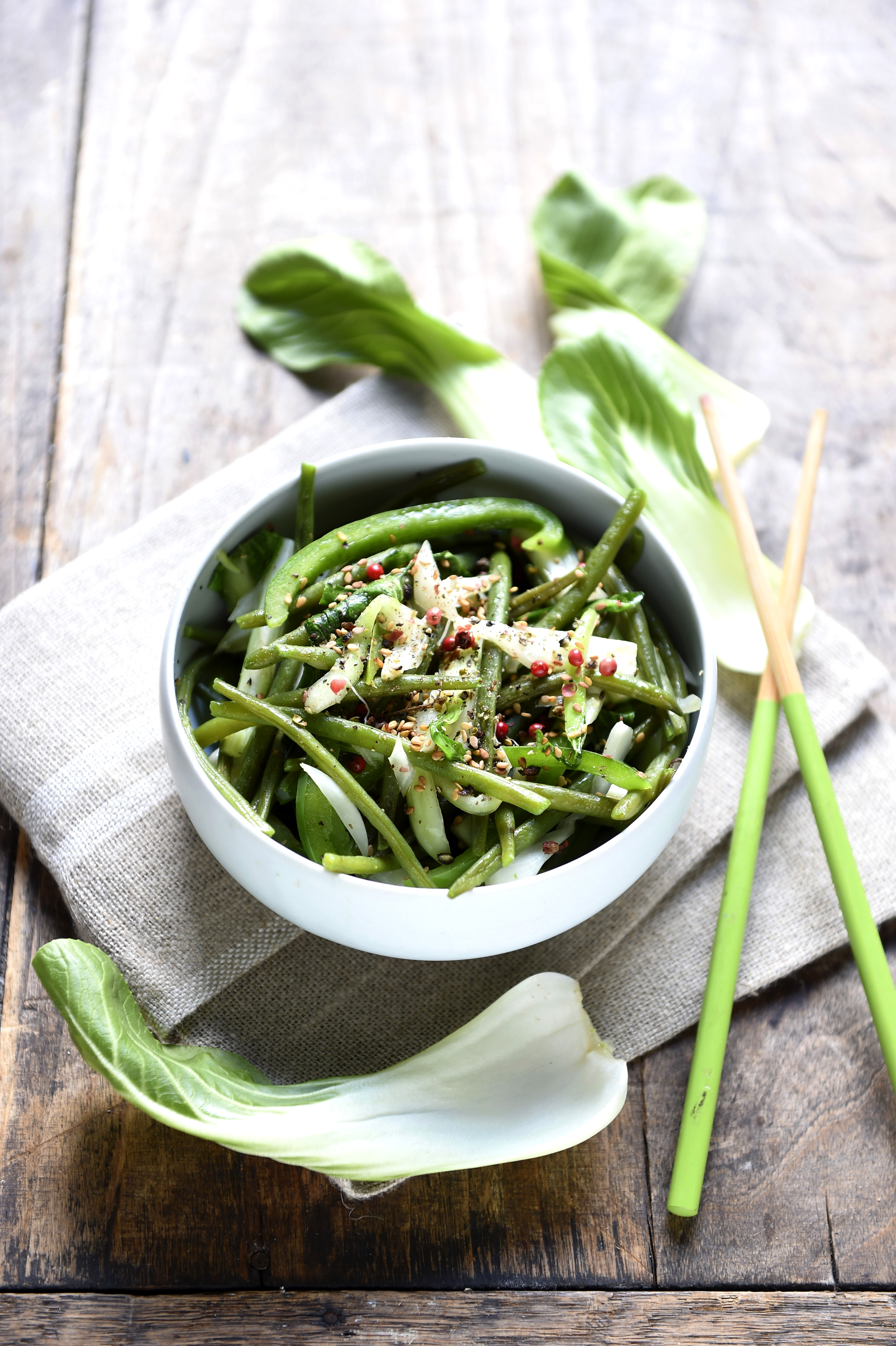 Recette Sauté de légumes verts façon thaï Santé Magazine
