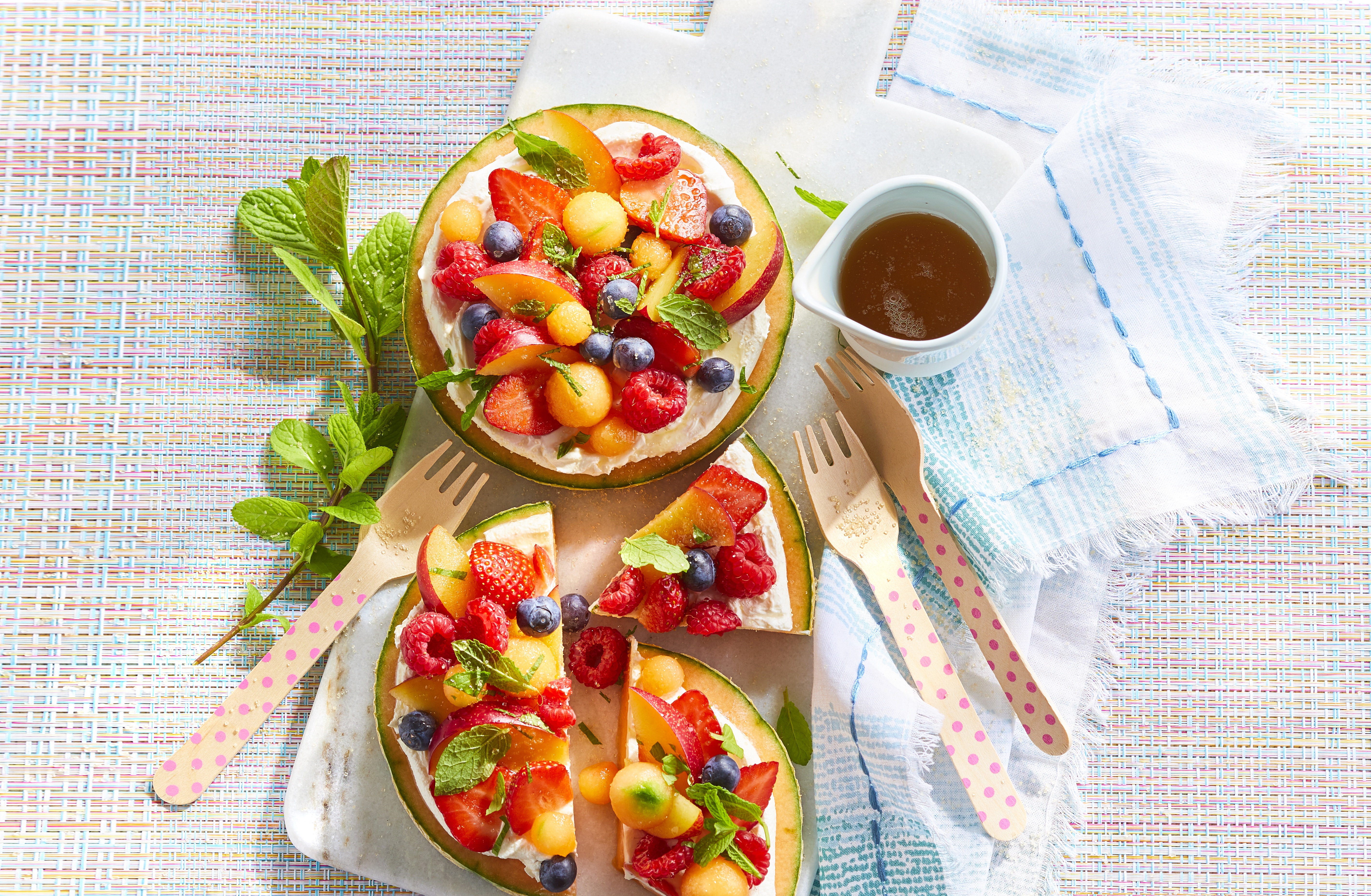 Recette De Tarte De Melon Aux Fruits Rouges Sante Magazine