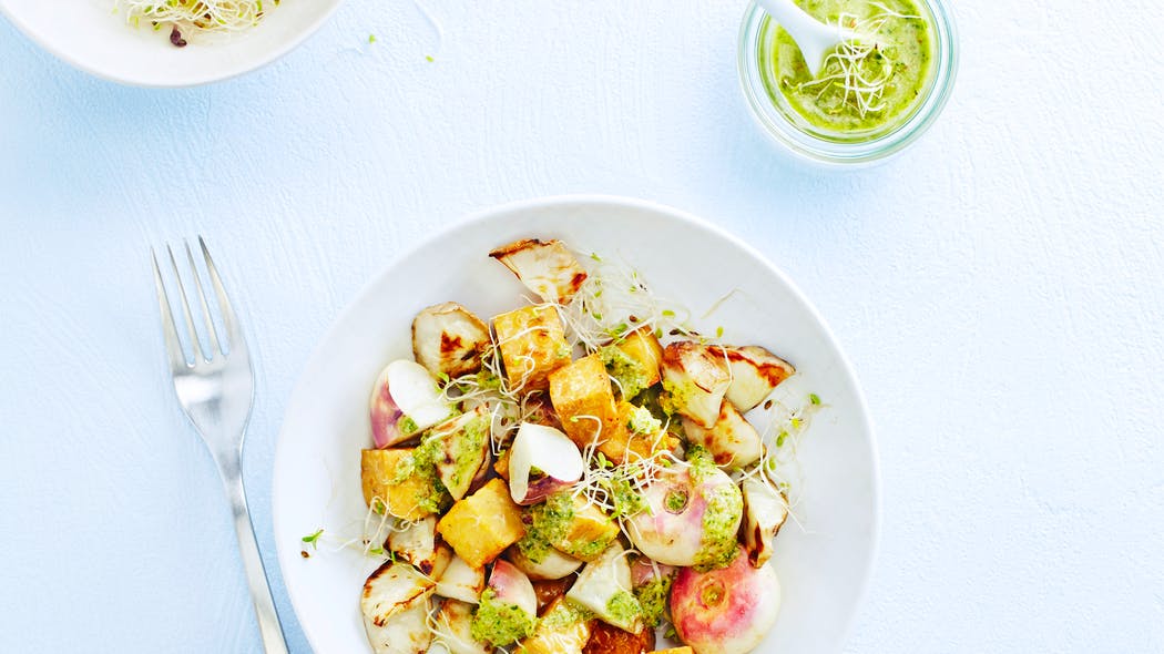 Recette De Navets Et Topinambours Sautes Au Tempeh Sante Magazine