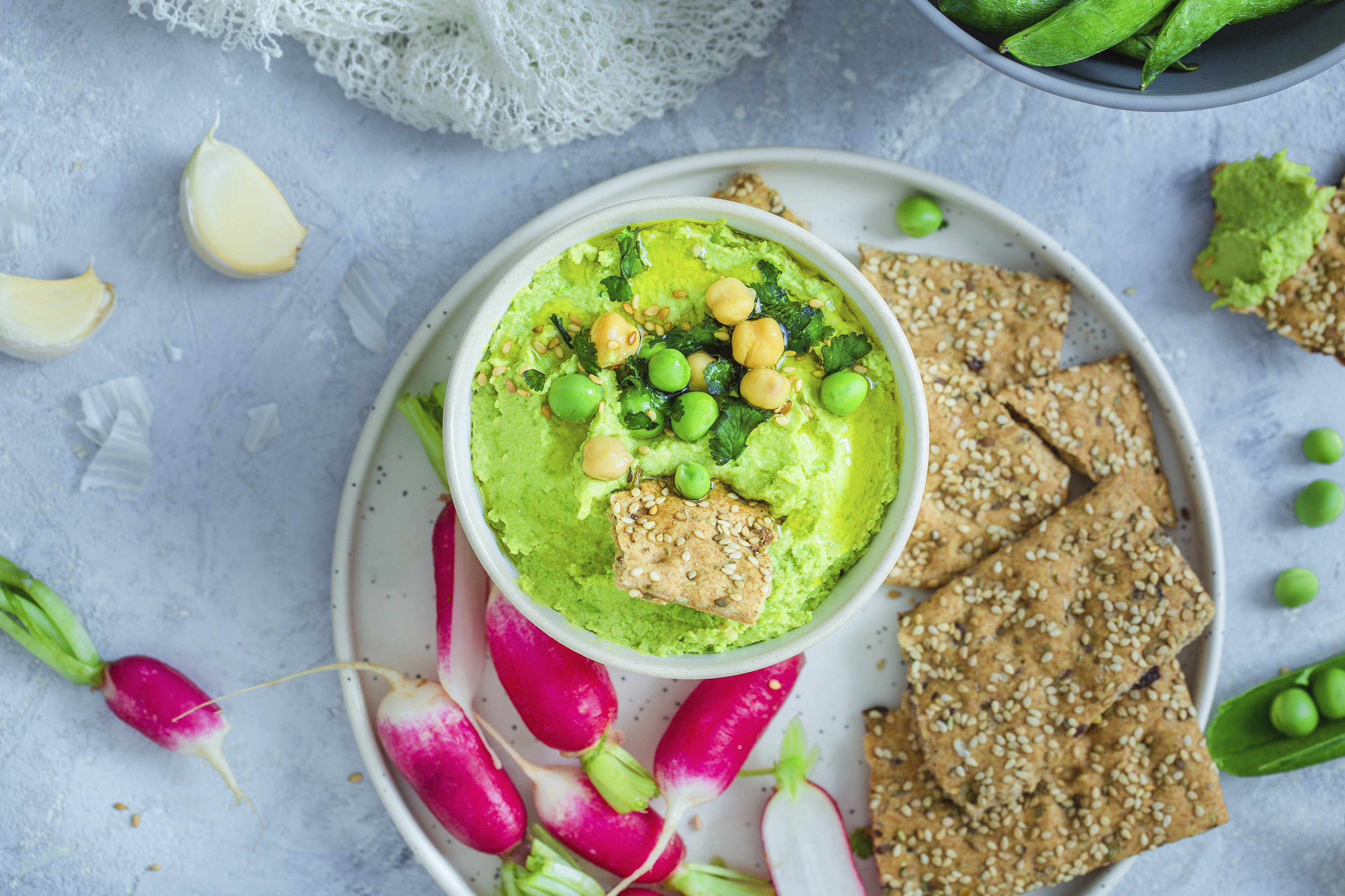 Recette De Houmous De Petits Pois Sante Magazine