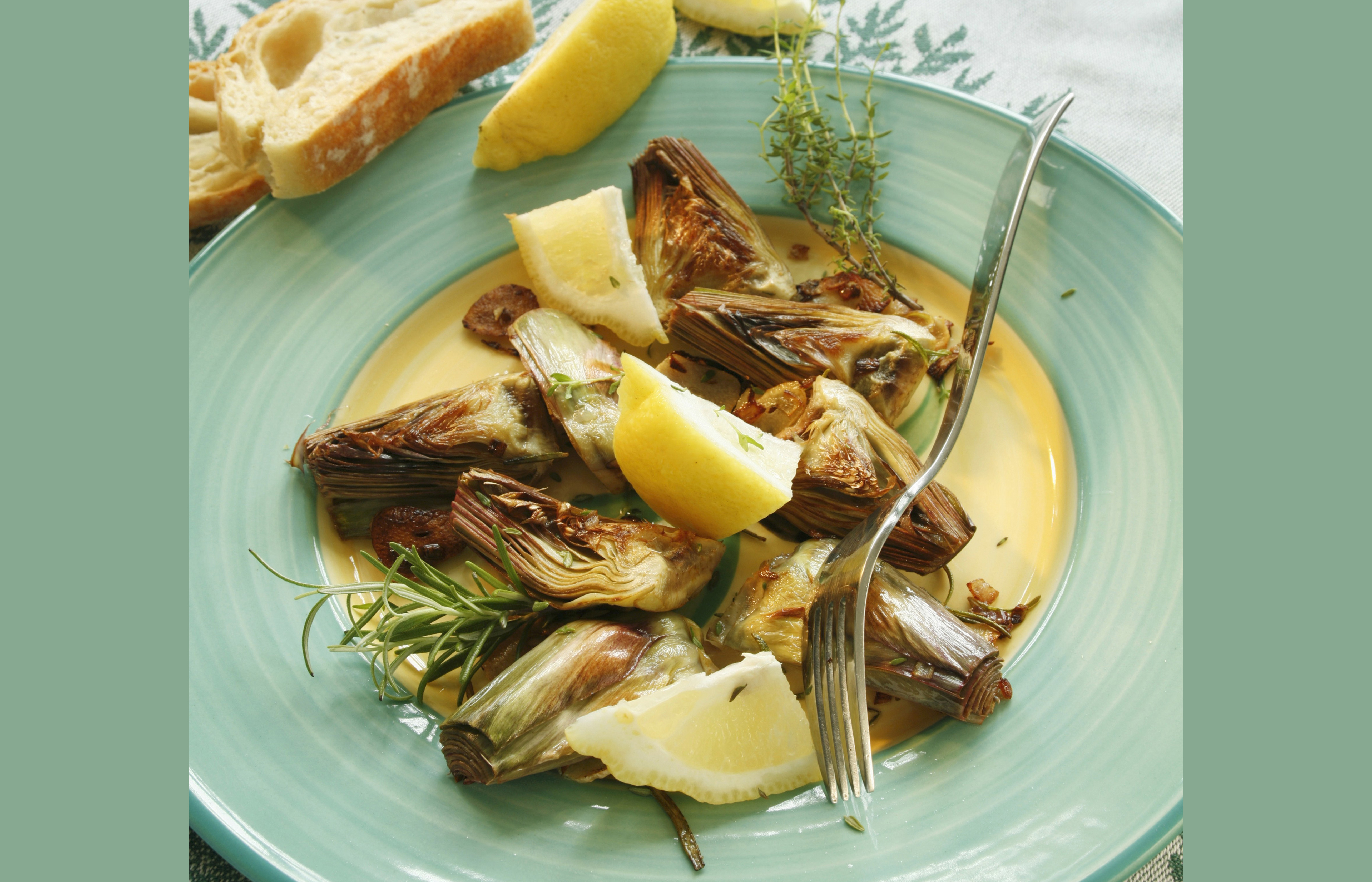 Recette D Artichauts Rotis Aux Herbes De Provence Sante Magazine