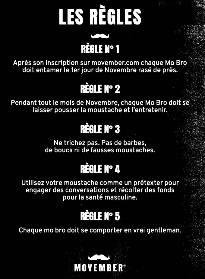 The 5 rules of Movember