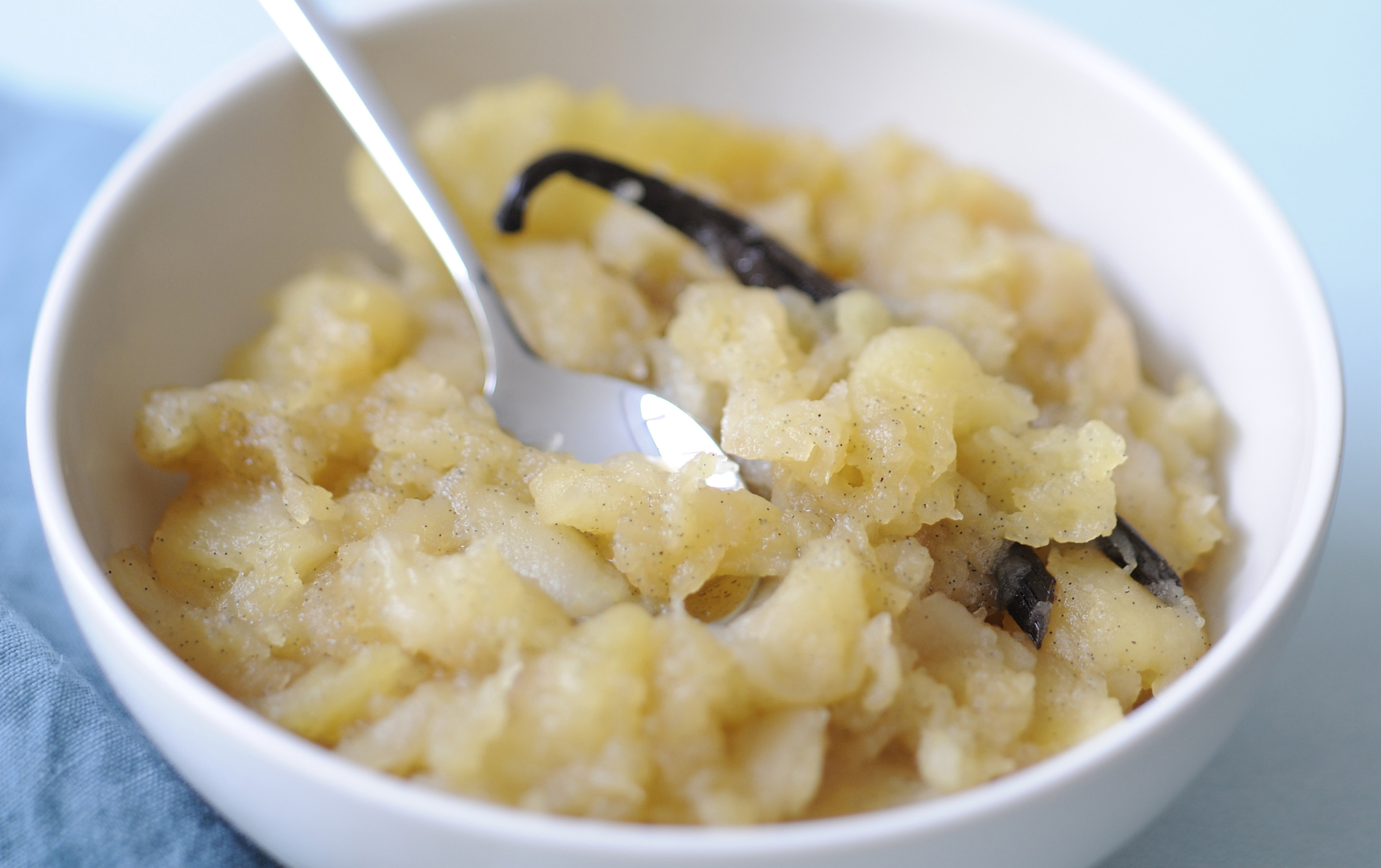 Recette de compote de pomme vanillée Santé Magazine