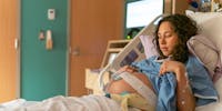 Monitoring d'une femme enceinte à l'hôpital