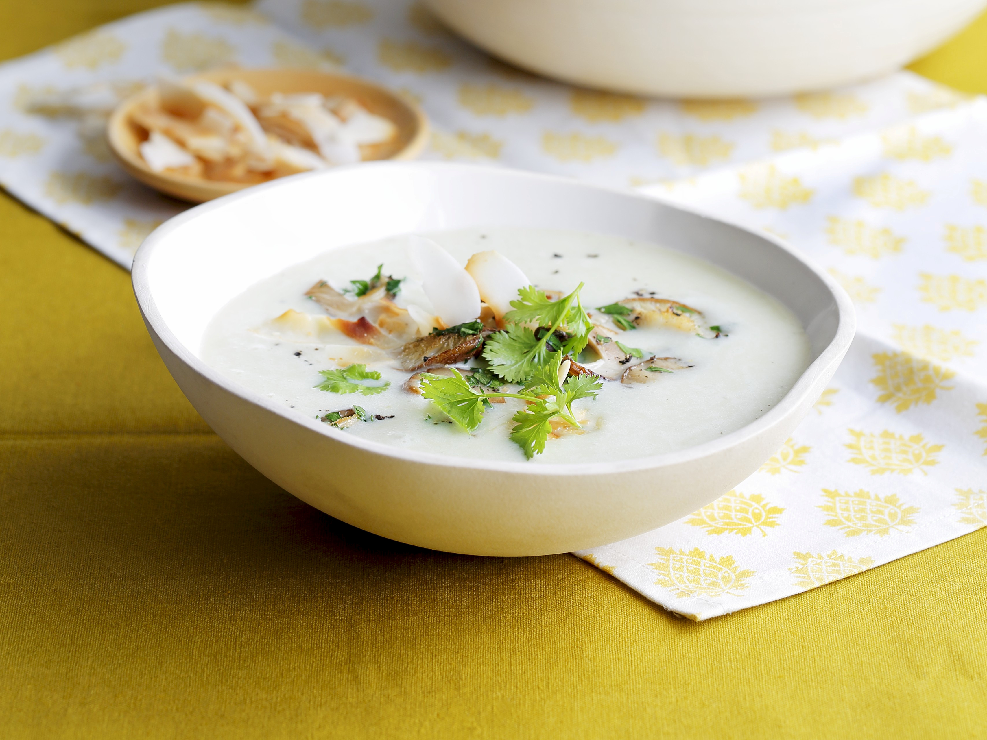 Soupe de pomme de terre aux shitak s