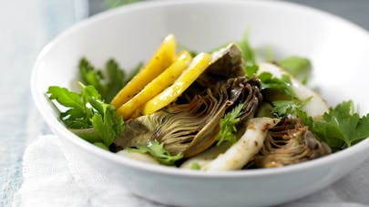 salade-artichauts-et-calamars-sautes