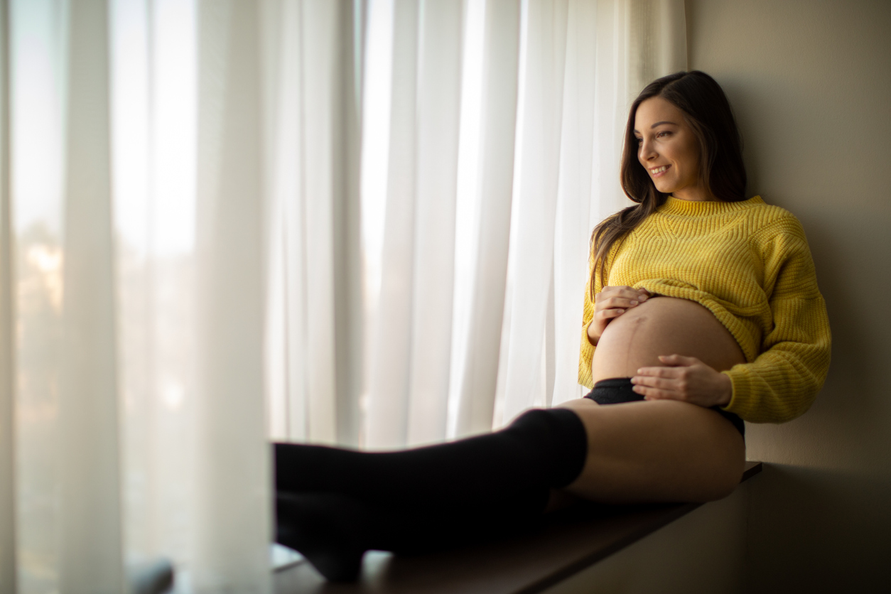 Femme enceinte pourquoi porter des bas de contention Sant