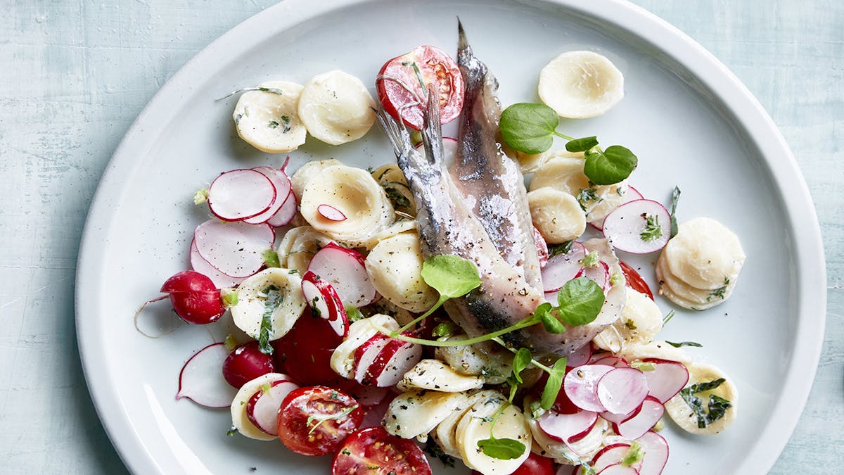 salade-gnochettis-sardines-radis-tomates-cerises