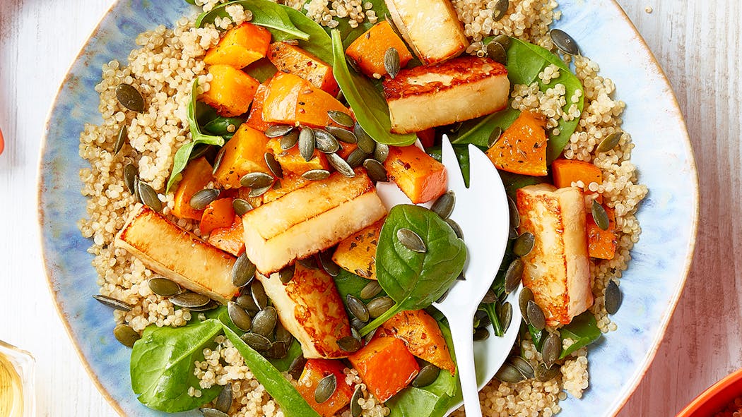 Quinoa au tofu et petits légumes