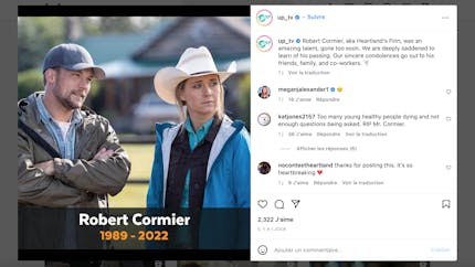  Décès du comédien canadien Robert Cormier à l'âge de 33 ans