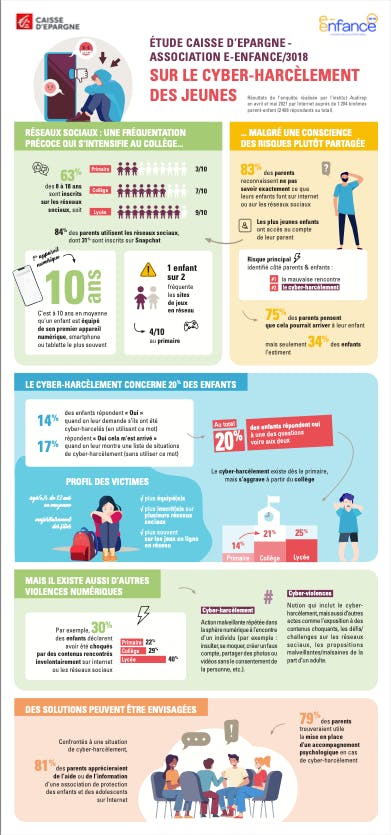Cyber Harassment Study Infographic