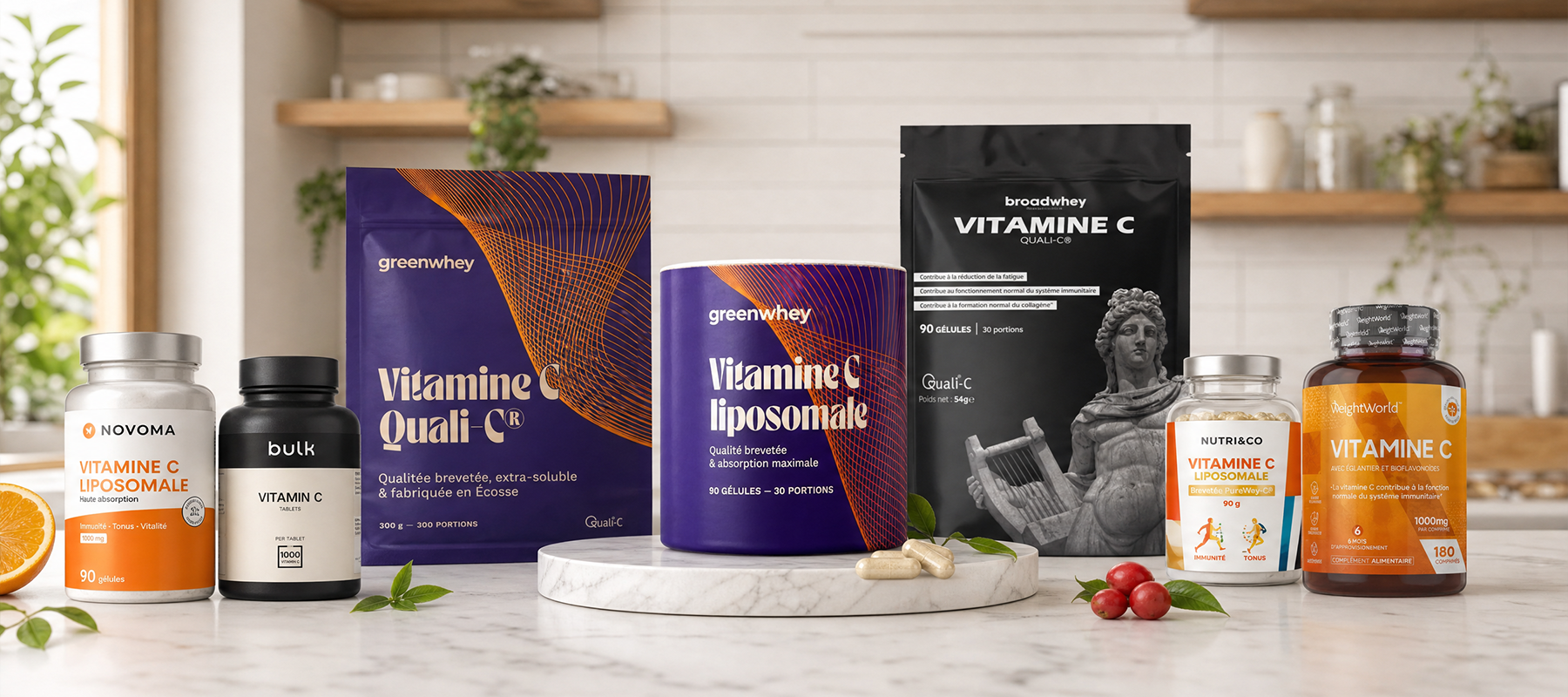 Meilleure vitamine C : 7 compléments analysés (2026)