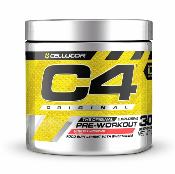 Boîte de supplément pré-entraînement Cellucor C4, saveur Cherry Limeade, 30 portions.