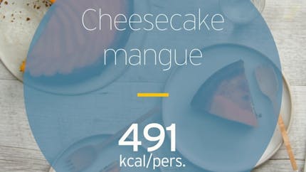 Cheesecake à la mangue