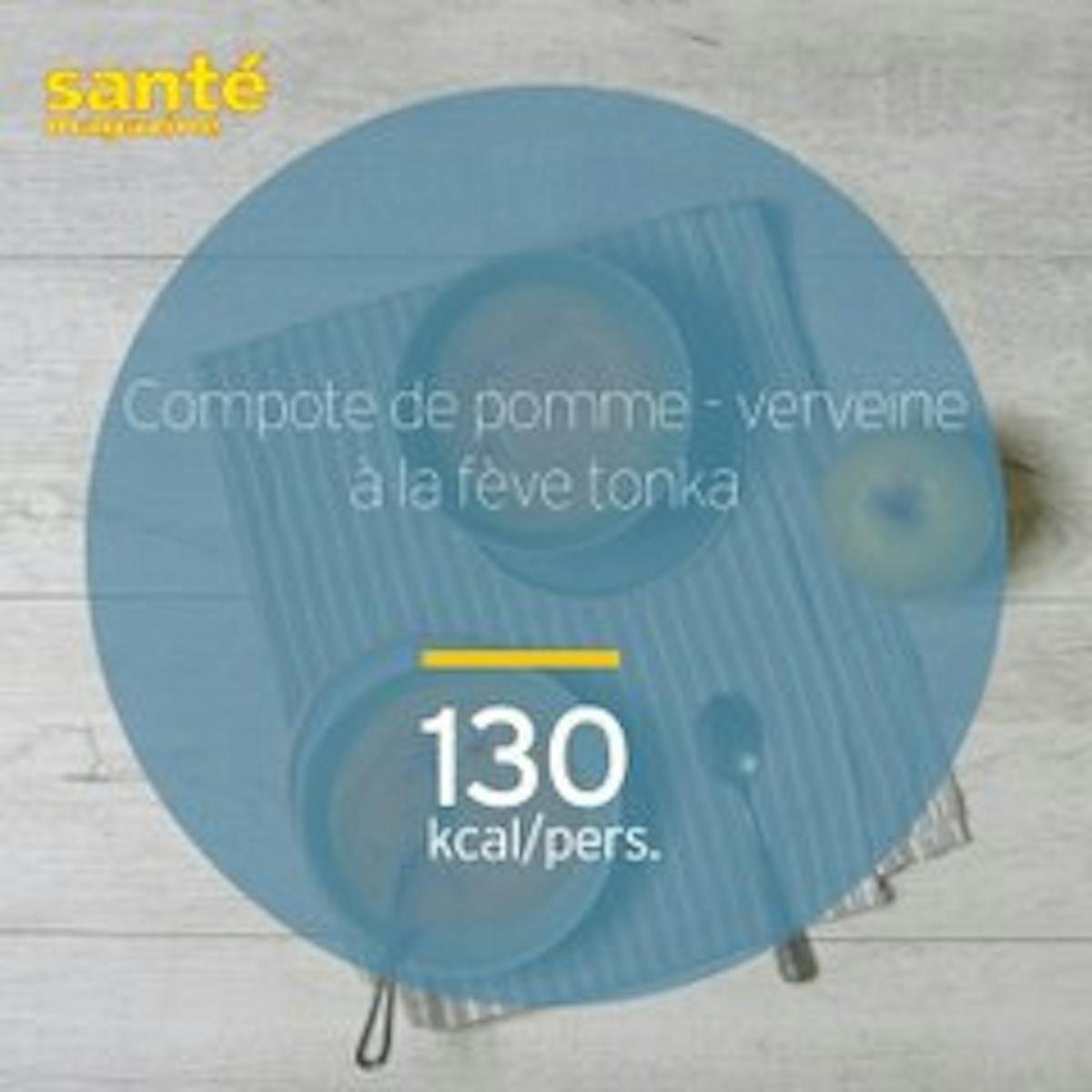 Recette de compote de pommeverveine à la fève tonka Santé Magazine