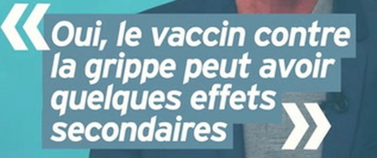 Yatil des effets secondaires au vaccin contre la grippe ? Réponse d